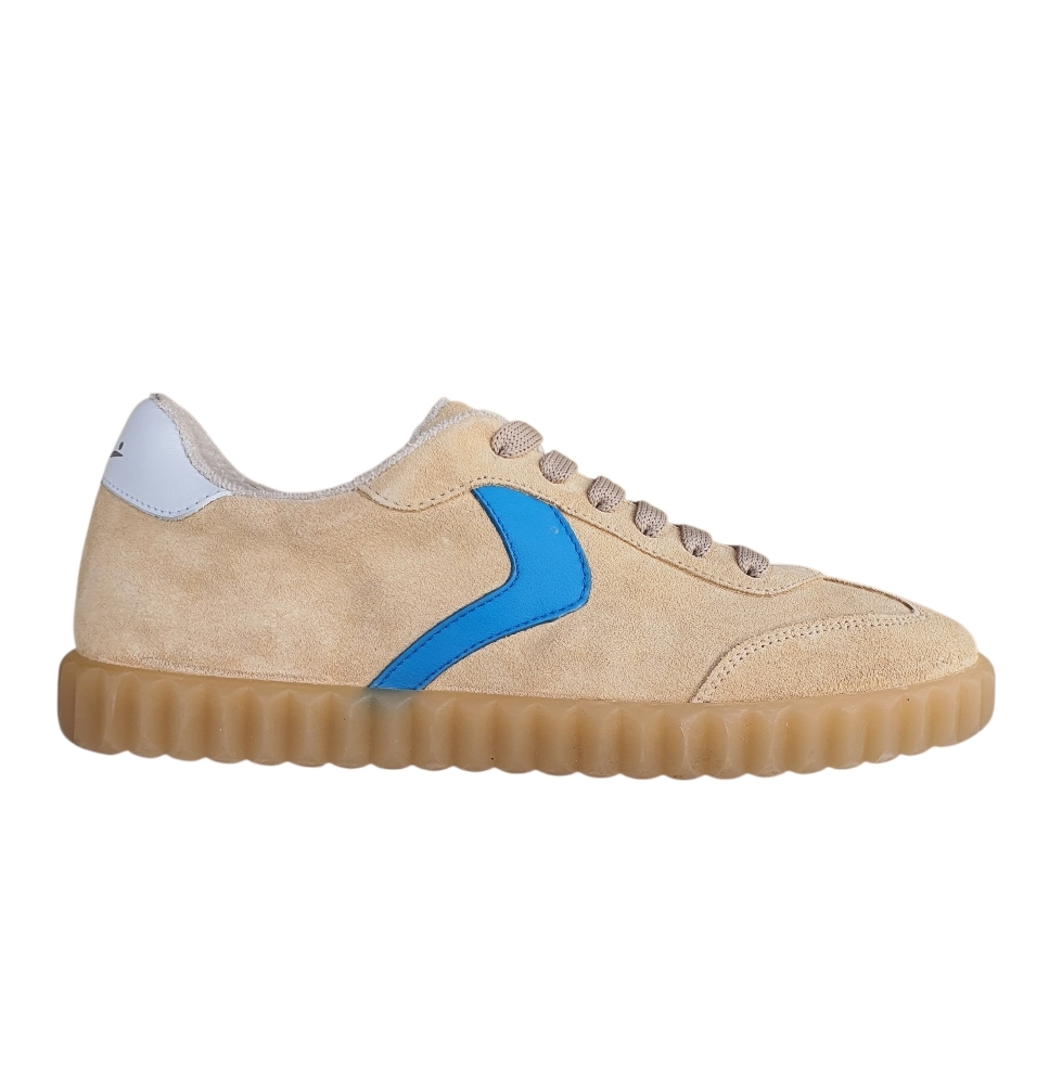 0012018630.27.1Е02 Ines Suede calf Vanilla Blue bird